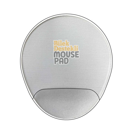 Bilek Destekli Mouse Pad Oval min.50 adet