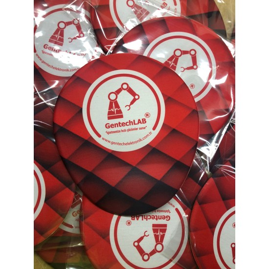 Bilek Destekli Mouse Pad Oval min.250 adet